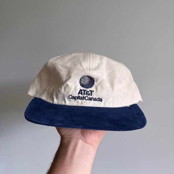 vintage AT&T Capital Canada Dad hat trucker style hat 1990s telecommunication - Picture 1 of 7